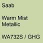 Preview: Saab, Warm Mist Metallic, WA732S / GHG.